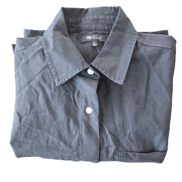 Madewell Straight-Hem Shirt Size M NWT - Picture 8 of 10